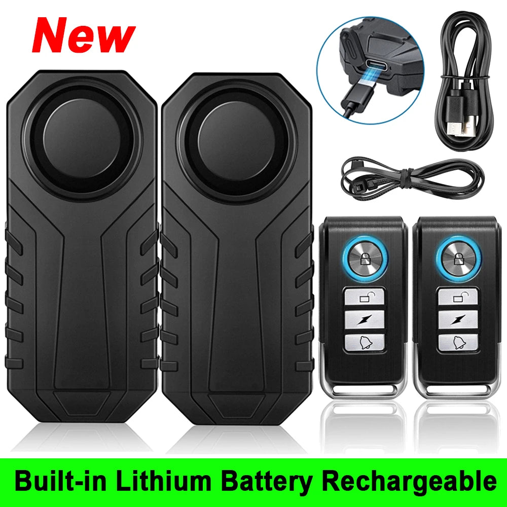 Alarme Antivol Étanche Elecpow 113 dB para Vélo, Moto et Trottinette Électrique – Detector de vibraciones con Télécommande Sans Fil 