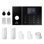 PGST A108F – Sistema de alarma de casa WiFi + 4G Tuya con detector de movimiento y captadores de puerta/ventana