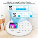 KERUI W202 – WLAN- und GSM-Hausalarmsystem ohne Filter, sichere Verbindung mit Bewegungsmelder und Tür-/Fensterschutz 