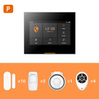 Staniot H501-4G – 433-MHz-WLAN-4G-Netzwerk-Alarmsystem mit taktiler Tastatur, kompatibel mit Tuya und Smart Life