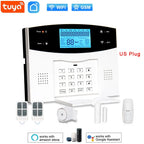 ONENUO 99AST – Sistema de alarma Maison Connecté Tuya WiFi &amp; GSM con pantalla LCD, kit anti-intrusión sin filtro y control a distancia 