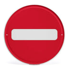 Panneau Rond en Aluminium “Propriété Privée – Accès Interdit – Vidéosurveillance” 20 cm – Señalización de seguridad exterior e interior 