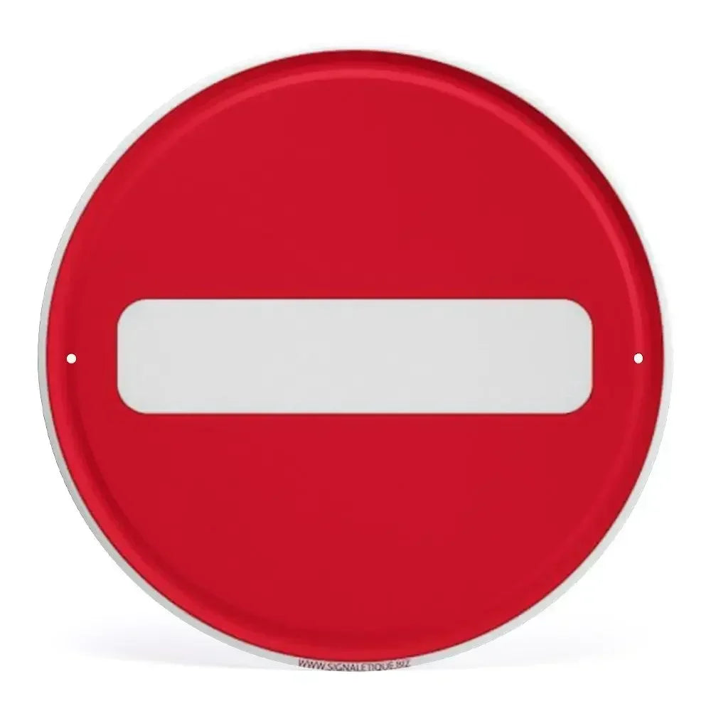 Panneau Rond en Aluminium “Propriété Privée – Accès Interdit – Vidéosurveillance” 20 cm – Signalisation de Sécurité Extérieure et Intérieure