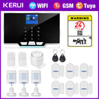 KERUI G20 – Smartes Tuya-Smart-Alarmsystem mit farbigem Bildschirm, Sirene und 433-MHz-Funkdetektoren, kompatibel mit Alexa 