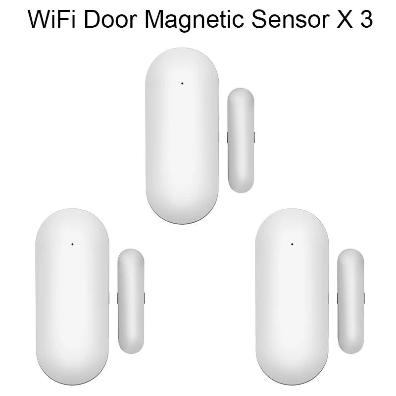 Captador de apertura magnético WiFi PGST Tuya 2.4G – Detector de puerta y ventana conectado para el sistema de alarma de la casa