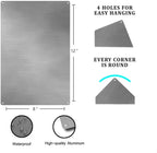 Panneau Métal “Attention aux Chiens” avec Avis de Vidéosurveillance – Plaque Sécurité Vintage en Aluminium pour Maison et Jardin