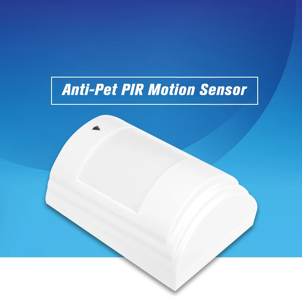 Detector de Movimiento Filaire PIR Anti-Animaux – Doble Infrarrojos 110° para Alarma Casa, Inmunité Animaux jusqu'à 15 kg 