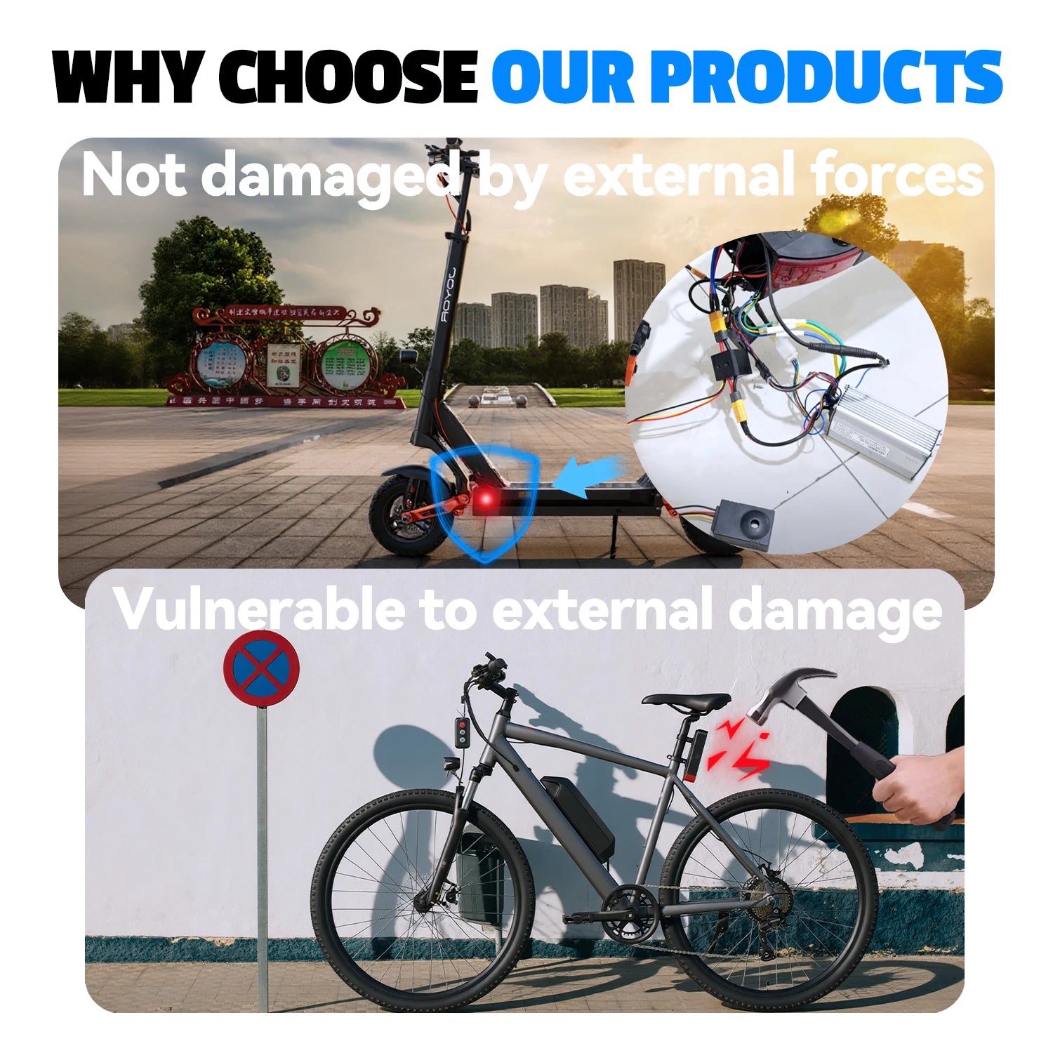 Système d’Alarme Antivol Universel XT60 29–68V pour Trottinette Électrique KUKIIRN M5 Pro – Protection Sécurité Haute Tension