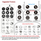 Alarma solar exterior con detector de movimiento PIR y Sirène 129 dB – Lámpara de seguridad multifunción con comando de teléfono 