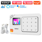KERUI W184 – Sistema de alarma Casa 4G y WiFi Tuya con Livraison Rapide desde Europa, Kit Sans Fil con Capteurs y Protección Anti-Intrusión 