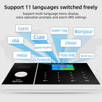 PGST 108-4G - Sistema de alarma Maison Connecté WiFi 4G Tuya Smart Life, 433 MHz, Écran y Clavier, Compatible con Alexa y Google