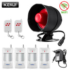 KERUI H01 Sistema de Alarma Casa WiFi Tuya con Sirène 433MHz - Kit Seguridad Sans Fil Compatible Alexa y Google Home