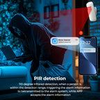 PGST P92R – Detector de movimiento sin filtro para sistema de alarma de casa, captador de infrarrojos para pilas compatible con Tuya