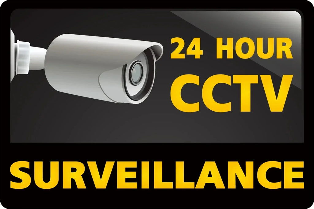 Panneau Métallique “Maison Sous Vidéosurveillance 24h/24” – Señalización de seguridad exterior duradera y decorativa 