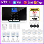 KERUI G20 – Smartes Tuya-Smart-Alarmsystem mit farbigem Bildschirm, Sirene und 433-MHz-Funkdetektoren, kompatibel mit Alexa 