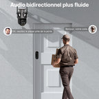 WiFi-Außenüberwachungskamera PTZ WONSDAR – Doppel- oder Dreifachobjektiv, automatisch, nächtliches Farbbild, bidirektionales Audio