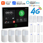 Système d’Alarme Maison Connecté Tuya WiFi 4G Earykong ER-G74 – Écran Tactile, Sirène, Contrôle App, Compatible Alexa et Google