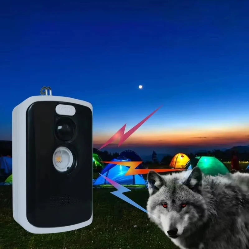 Alarma de detección PIR sin filtro para exteriores – Detector de infrarrojos antiintrusión y antianimados con comando telefónico para camping y jardín 