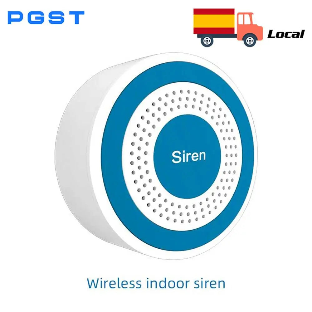 Système d’Alarme Sans Fil PGST 433 MHz – Kit Sécurité Domotique DIY avec Centrale, Capteurs de Porte et Détecteur PIR