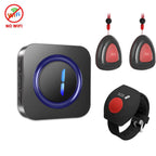 Sistema de llamadas a pacientes sin filtro con botón SOS Étanche IP55 – Buscapersonas con pantalla LED para personas mayores y pacientes 