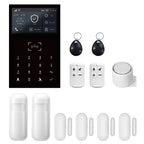 PGST A109F – Sistema de alarma Maison Connecté WiFi 2.4G y 4G, kit de seguridad Tuya Smart Life con detectores de movimiento y captadores de apertura