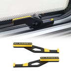 Paire de Verrous de Sécurité “ALARMED” pour Fenêtres de Camping-Car et Caravane – Protection Visuelle et Anti-Intrusion pour Verrous Polyplastic / Polyfix