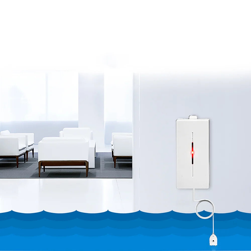 Detector de Fuite d'Eau Sans Fil 433 MHz TAIBOAN – Capteur d'Inondation pour Système d'Alarme, Prévention Débordement et Dégâts des Eaux 