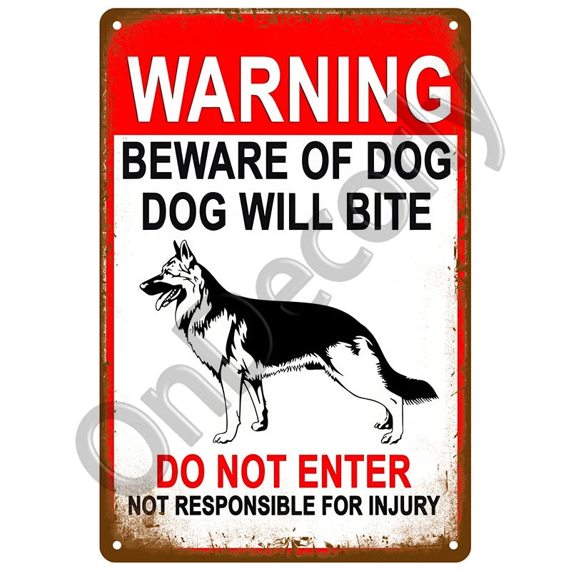 Panneau Vintage CCTV en Métal 20 x 30 cm – Plaque Murale “Vidéosurveillance 24h” pour Bar, Garage, Café et Maison