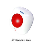 KERUI G70 – Sistema de alarma Maison Connecté 4G y WiFi con pantalla táctil de 7 pulgadas, aplicación Tuya y Captores Sans Fil