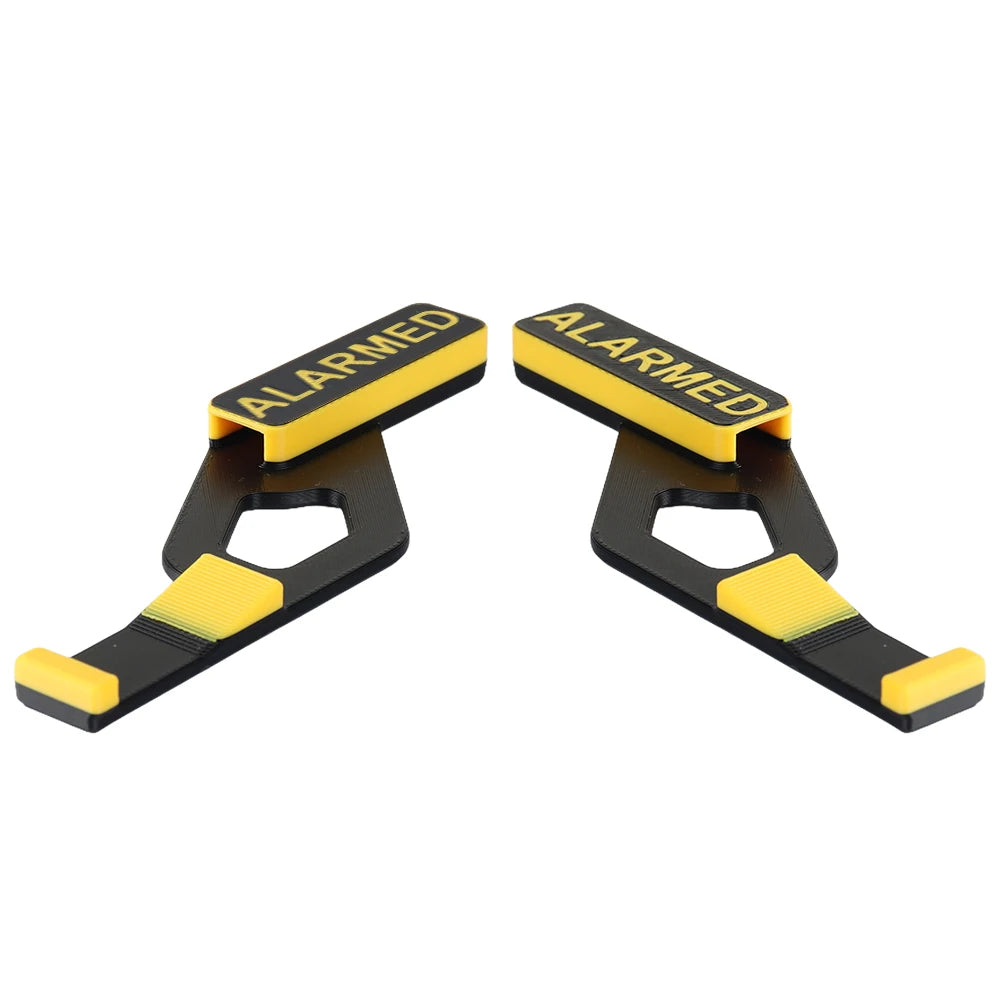 Paire de Verrous de Sécurité “ALARMED” pour Fenêtres de Camping-Car et Caravane – Protection Visuelle et Anti-Intrusion pour Verrous Polyplastic / Polyfix