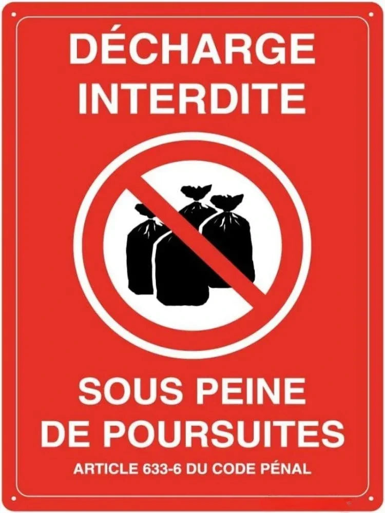 Panneau de Sécurité en Aluminium Renforcé – Vidéosurveillance, Propriété Privée, Accès Interdit pour Entrepôt et Locaux Professionnels