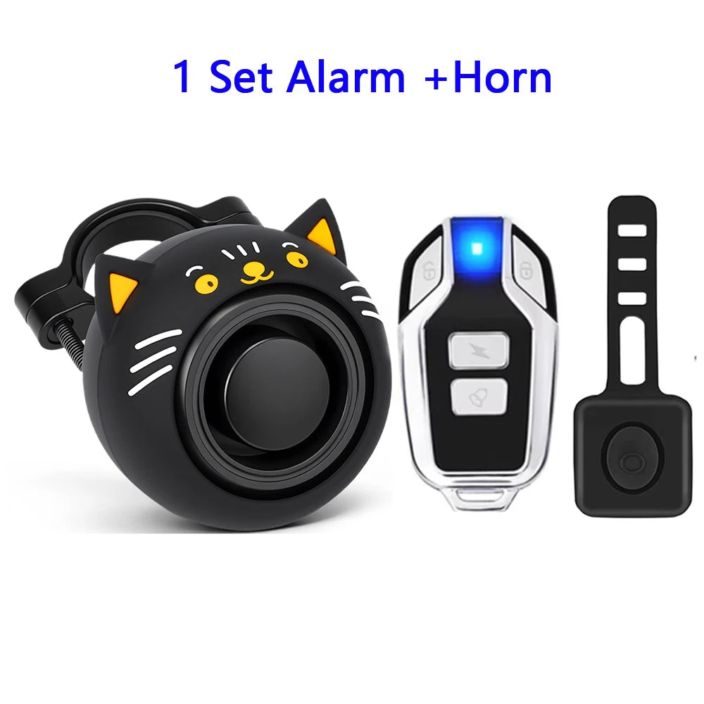 Extractme Alarme Vélo et Moto Sans Fil 110 dB Rechargeable USB – Détecteur de Vibration Étanche IPX5 pour Vélo, Scooter et Deux-Roues