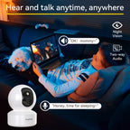 Caméra de Surveillance Intérieure BoyKeep 3MP WiFi 5G/2.4G – Suivi Automatique, Vision Nocturne Couleur et Audio Bidirectionnel
