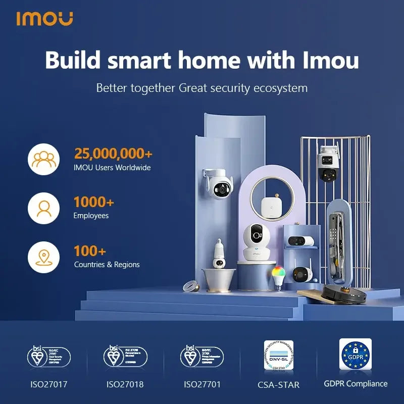 Caméra Intérieure IMOU Ranger 2C 4MP – Caméra WiFi 360°, Détection Humaine, Vision Nocturne et Surveillance Bébé & Maison