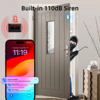 CPVAN CP10 Pro Nuevo – Sistema de alarma Casa WiFi + 4G Tuya con pantalla táctil de 7", Sirène 115 dB y batería 5000 mAh