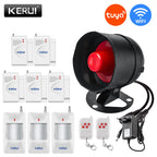 KERUI H01 Sistema de Alarma Casa WiFi Tuya con Sirène 433MHz - Kit Seguridad Sans Fil Compatible Alexa y Google Home