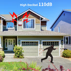 Staniot WSR100 - Sirène Extérieure Sans Fil Solaire con Flash, 110 dB, Étanche, Sistemas de alarma compatibles Tuya WiFi y GSM 