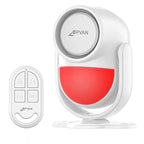 CPVAN CP2 Pro – Detector de movimiento infrarrojo sin hilos 433 MHz con mando a distancia y sirena 125 dB para seguridad en casa 
