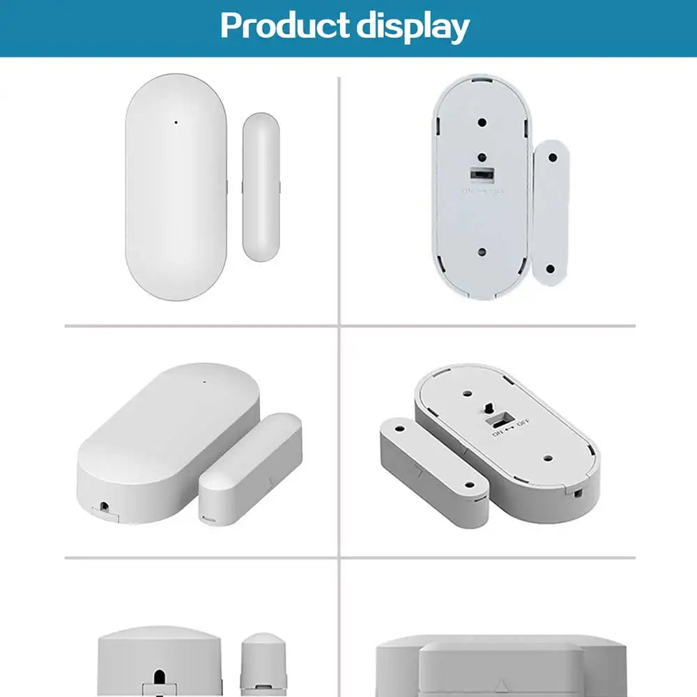 Capteur d'Ouverture Sans Fil PGST 433 MHz – Detector de puerta y ventana para sistema de alarma de casa