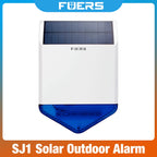 FUERS G03 – Hausalarmsystem mit Tuya-WiFi- und GSM-Verbindung, 2,4-Zoll-Farbbildschirm, Kit Sécurité Sans Fil mit Tür- und Bewegungsmelder