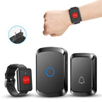 Buscapersonas sin filtro para personas con botón SOS y reloj de llamada – Sistema de alerta de urgencia para casas, niños y pacientes