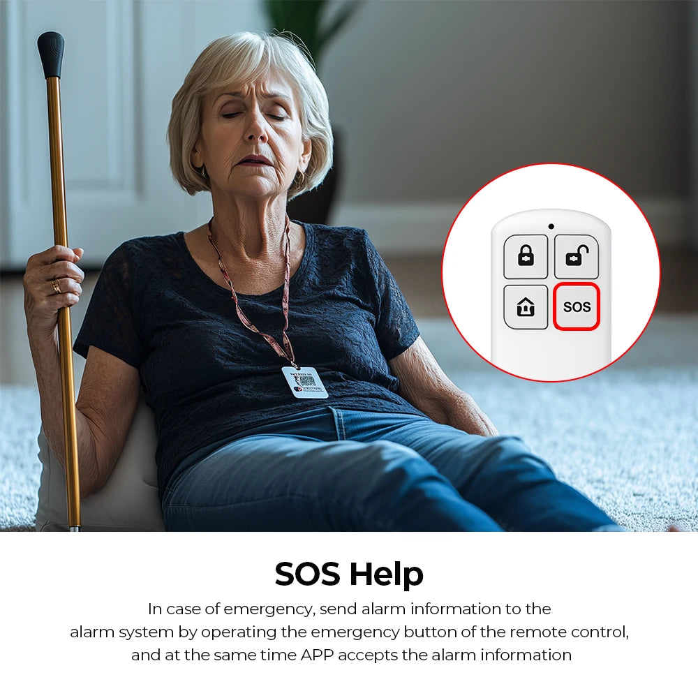 PGST 105-4G – Sistema de alarma Maison Connecté Tuya WiFi y 4G, seguridad sin filtro con aplicación Smart Life y compatibilidad con Alexa