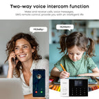 PGST 105-2G – Sistema de alarma Maison Connecté WiFi 2G 433 MHz Tuya Smart Life, pantalla y teclado, compatible con Alexa y Google