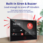 KERUI G70 – Sistema de alarma Maison Connecté 4G y WiFi con pantalla táctil de 7 pulgadas, aplicación Tuya y Captores Sans Fil