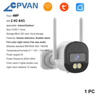 CPVAN CP10 Pro – Système d’Alarme Maison WiFi + 4G Tuya avec Écran Tactile 7" et Sirène 110 dB