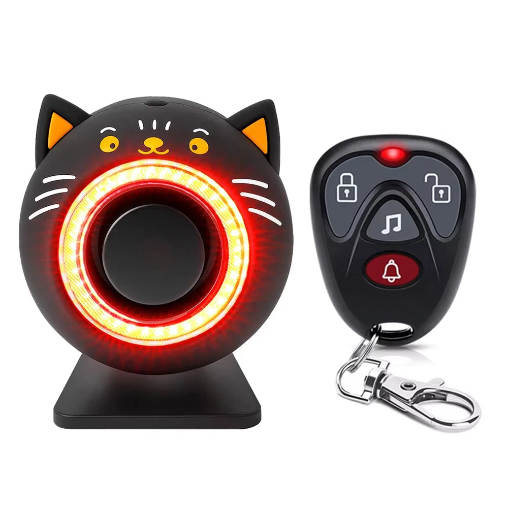 Awapow Alarme Antivol pour Voiture avec Capteur de Vibration – Système de Protection Rechargeable USB-C 120 dB pour Automobile