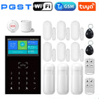 PGST Sistema de alarma GSM Tuya Sans Fil – Central de seguridad conectada con detector de movimiento PIR y comando telefónico para casas, boutiques y almacenes