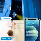 Captador de apertura magnético WiFi PGST Tuya 2.4G – Detector de puerta y ventana conectado para el sistema de alarma de la casa