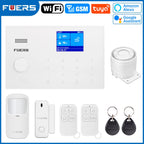 FUERS G30 – Hausalarmsystem mit WiFi- und GSM-Verbindung, Farbbildschirm, Sirene und Detektoren, fillose Sicherheit mit Anwendung