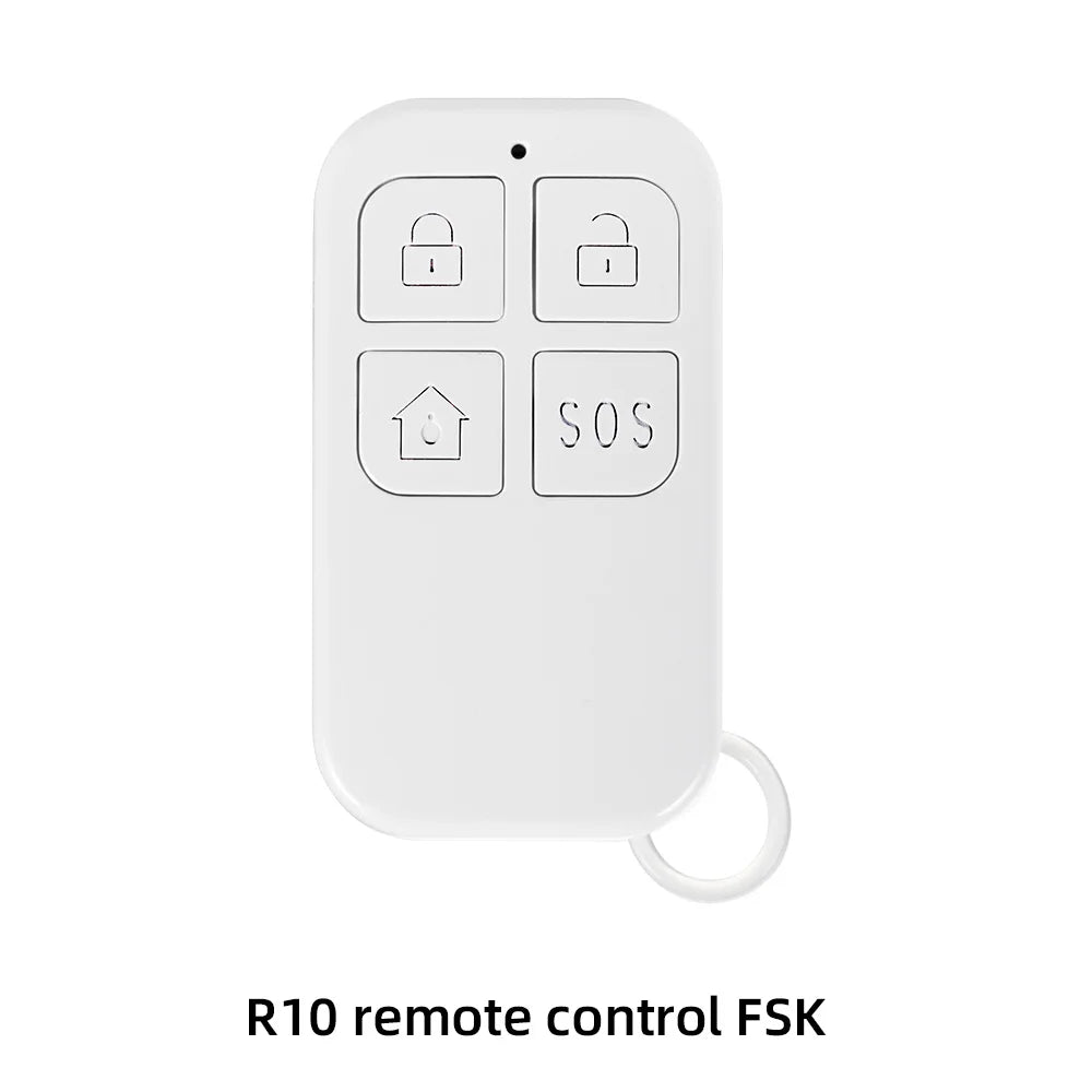 KERUI G70 – Sistema de alarma Maison Connecté 4G y WiFi con pantalla táctil de 7 pulgadas, aplicación Tuya y Captores Sans Fil